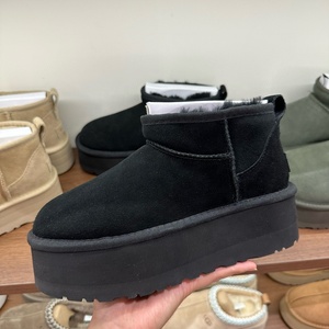 <span class=keywords><strong>Botas</strong></span> <span class=keywords><strong>de</strong></span> Invierno Personalizadas para Mujer, Botines <span class=keywords><strong>de</strong></span> Piel <span class=keywords><strong>de</strong></span> Oveja <span class=keywords><strong>con</strong></span> Forro <span class=keywords><strong>de</strong></span> Lana Cálida y <span class=keywords><strong>Plataforma</strong></span> para Clima Invernal - Product Image 5