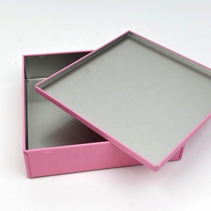 Ready Stock Flat Long Rectangular <b>Tin</b> Box Multi‑color Metal Tinplate Container For Cookie Chocolate Gift Card Document <b>Storage</b> - Product Image 5