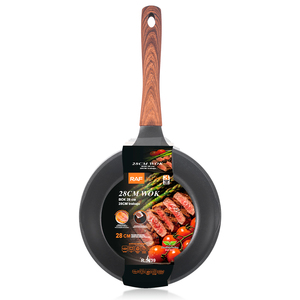 Sartén <span class=keywords><strong>Wok</strong></span> RAF R.5439 de 28 cm con Fondo Compuesto Antiadherente para Hornillas Eléctricas, de Gas, Vitrocerámicas, Halógenas e Inducción - Product Image 1