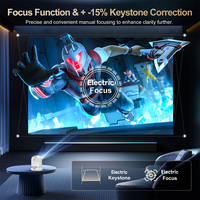 Offre Spéciale projecteur de cinéma maison intelligent Android WIFI avec batterie Mini projecteurs de jeux vidéo Portable 4K Full Hd Projecteur extérieur