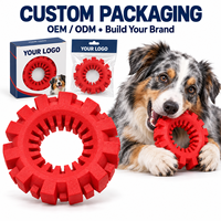 Jouet à mâcher pour chien en caoutchouc naturel, anneau de pneu, roue à dents pour nettoyage dentaire, pour mâcheurs très vigoureux et détaillants en produits pour animaux de compagnie - Prix usine
