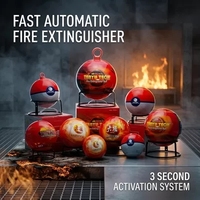 Boule extinctrice automatique de 1,3 kg à suspendre pour la suppression des incendies dans les entrepôts et les salles électriques (AFO)