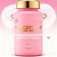 Suplementos de Fertilidad de Marca Privada OEM/ODM, Cápsulas para el Equilibrio Hormonal, Ciclos Regulares, Alimentos Saludables, Suplemento Dietético