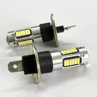 Pièces et accessoires automobiles Systèmes d'éclairage automobile Autres Ampoule antibrouillard LED automobile H3 Blanc 30LED 30SMD 4014 12V Remplacement de l'éclairage automobile