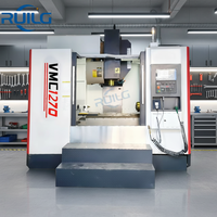 Centre d'usinage vertical entièrement automatique à vente chaude VMC1270 Machine de fraisage CNC Convient pour l'usinage des métaux à 3 4 5 axes