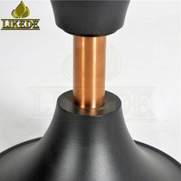 Table basse moderne en acier noir