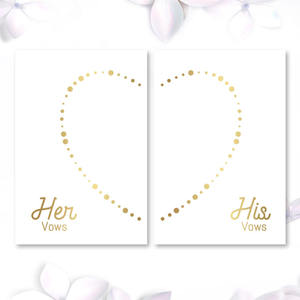 <span class=keywords><strong>2</strong></span> suoi e le sue promesse promettono libri per il matrimonio, copertina morbida, libro di voto libro di voto personalizzato in lamina d'oro lettering diario taccuino - Product Image 4