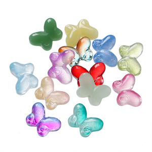 Glass Butterfly <b>Beads</b> With Open Holes For Bracelet Making DIY Jewelry Accessories Bulk Pack Summer 2025 - Product Image 5