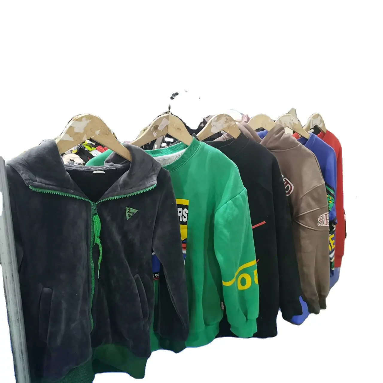 공급 업체 도매 하이 퀄리티 두 번째 손 여자 의류 사용 의류 브랜드 재킷 및 후드 베일