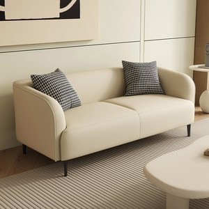 Canapé double deux places moderne avec base en métal pour petits appartements, salon, hôtel, bureau, réception, <span class=keywords><strong>location</strong></span> - Product Image 2