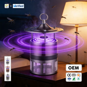 Piège à moustiques extérieur en acier inoxydable massif, écologique, avec piège à <span class=keywords><strong>CO2</strong></span> et exterminateur électrique - Product Image 1