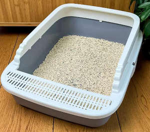 Maßgefertigte Großhandels-Katzentoilette Moderne Einfache Kunststoffschale Hohe Absorption und Günstig-Neue Maßgefertigte Haustierprodukte - Product Image 2