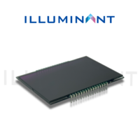 Écran LCD Mono VA Transmissif Négatif 80x60x2.9 Conçu sur Mesure, Connecteur à Broches 1/4, Angle de Vision 6/12 Heures, Température de Fonctionnement