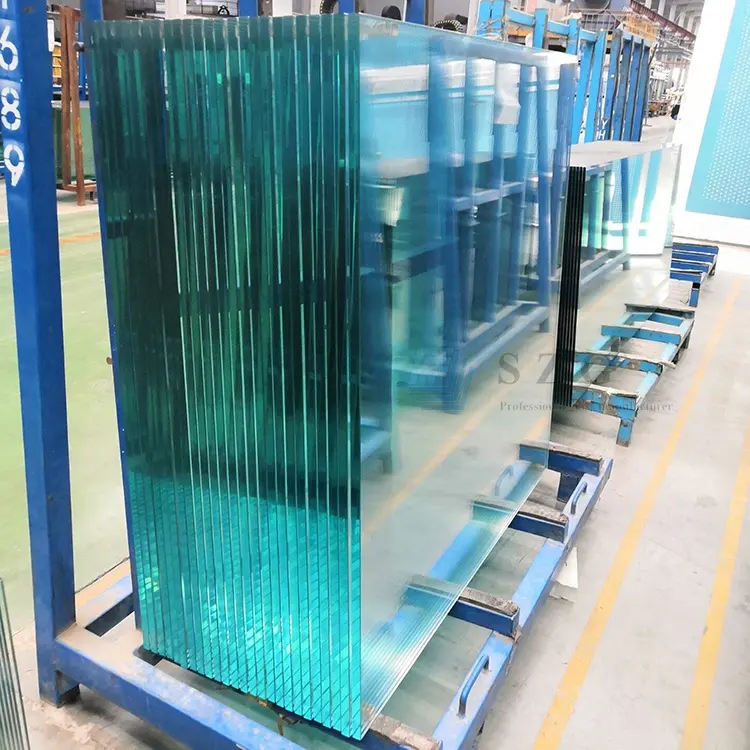 SZG 6mm 8mm 10mm 12mm clear tempered construction and building heat resistant toughened glass sheet price