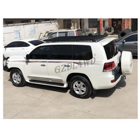 GZDL4WD Porte-bagages de toit plat en aluminium pour Land Cruiser Prado 120 Série KDJ120 2003-2009 4x4 Accessoires tout-terrain 220x125cm