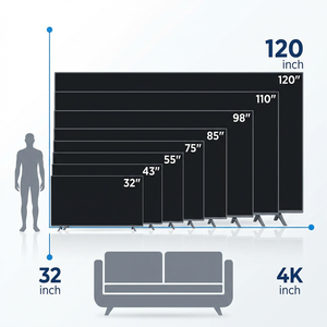 Téléviseur intelligent <span class=keywords><strong>OLED</strong></span> 100 pouces 4K 120Hz Android WiFi Rétroéclairage LED Mode Jeu Lecteur multimédia USB Home Cinéma Hôtel Événements en plein air - Product Image 4