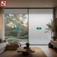 Film intelligent auto-adhésif PDLC pour vitres, protection de la vie privée, blocage UV à 99 %, insonorisation pour fenêtres