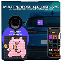 Écran LED de voiture Pixel Art Affichage 32X32 Application Contrôle par téléphone portable Affichage numérique programmable LED pour la lunette arrière de la voiture