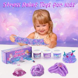 Kit de fabrication de slime DIY très vendu, lot de 3 kits de slime pour filles et garçons, cadeau d'Halloween pour adolescents, cadeau d'anniversaire - Product Image 3