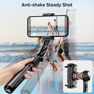 Smartphone Gimbal Stabilizer Remote Foldable Carbon Fiber <b>Selfie</b> <b>Stick</b> Tripod Auto Rotation Balance for Live Video Recording - Product Image 2