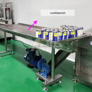 Máquina de llenado y sellado de latas de desodorante de Aerosol 3 en 1 de alta calidad