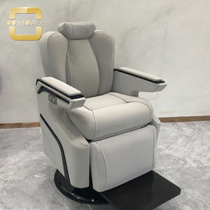 Sillas de Barbería Eléctricas Vintage Reclinables 180°, Muebles de Salón, <span class=keywords><strong>Mayorista</strong></span> de Fabricante para Peluquería, Spa Capilar, Color Personalizado - Product Image 5