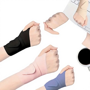 Profit Sport Adjustable Neoprene <b>Wrist</b> Brace <b>Support</b> Band with Thumb Hole Hook and Loop Strap for <b>Wrist</b> Palm Protection - Product Image 1