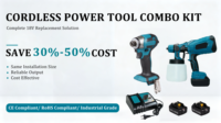 Ensemble d'outils électriques 18V LXT DTD173, perceuse à percussion sans fil, pulvérisateur de peinture avec 2 batteries 6.0Ah et chargeur rapide