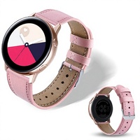 Bracelet de montre en cuir véritable avec fermoir à ardillon pour GT2/GT2 Pro et montres de 20 mm/22 mm