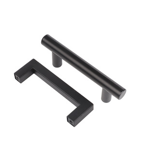 Stainless Steel Furniture Handles Bar Shape Cabinet Wardrobe Drawer Pulls Minimalist Design Antirust Finish - Product Image 5