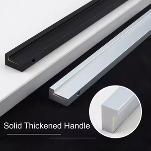 Simple Light Luxury <strong>Black</strong> Stainless Steel Cabinet <strong>Door</strong> Drawer <strong>Knob</strong> for Living Room - Product Image 4