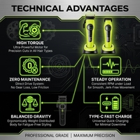 Tondeuse à cheveux professionnelle rechargeable 8000 tr/min sans fil pour salon de coiffure, avec support de charge, lame DLC, poignée en plastique et LED