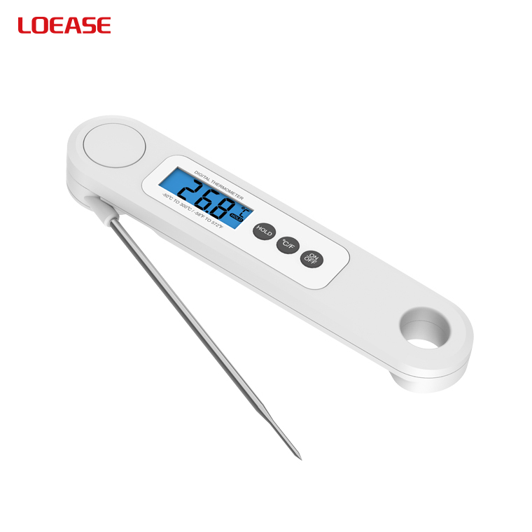 Household Digital Meat Thermometer Folding Digital BBQ Thermometer Digital Food Thermometer with LCD