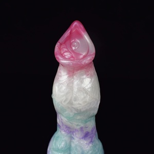 NNSX New Design 11.6 Inch Big Knot <b>Dildo</b> Beautiful Color Silicon Huge Dog Penis <b>Dildo</b> With Sucker - Product Image 3