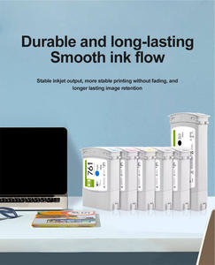 Cartouche d'encre compatible Goosam de haute qualité 761, pleine d'encre pigmentée et à base de colorants pour imprimante HP DesignJet T7100 T7200 - Product Image 6