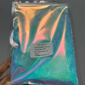 Polvo Camaleón Super Iridiscente Aurora Blanco, <span class=keywords><strong>Pintura</strong></span> para Autos con Efecto Arcoíris, Pigmento de Acuarela, <span class=keywords><strong>Precio</strong></span> al por Mayor - Product Image 1