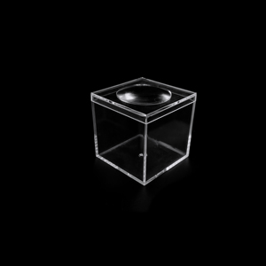 Boîtes de loupe de spécimen en acrylique résistant couvercle de loupe amovible boîte en acrylique boîtes d'affichage grossissantes pour insectes fossiles - Product Image 3