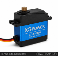 Servomoteur numérique standard 45KG XQ-S3240M pour avion et voiture RC, engrenage en titane, étanche, moteur à couple élevé 6.8V OEM