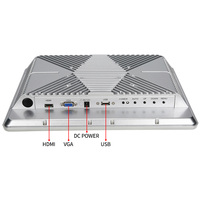 Écran tactile LCD industriel général robuste à montage en panneau ouvert ODM personnalisé, 1080 HD -I IPS TFT, 10 points capacitifs