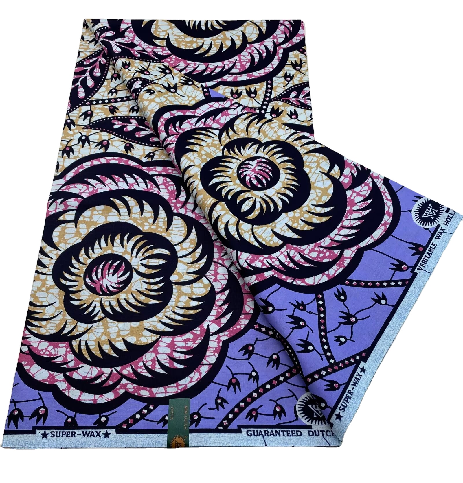 Real Dutch Wax Prints Hollandaise Super Fabric Quality