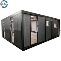 Maison Modulaire Préfabriquée Pliable WinFair Butterfly, 2 Pièces, Conteneur Extensible, Expansible, Maison Mobile d'Europe, Fabriquée en Chine