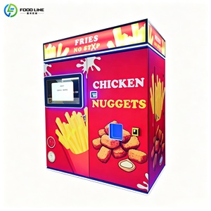 Distributeur automatique de nourriture chaude personnalisable, frites, hamburgers, pour opportunités commerciales - Product Image 1
