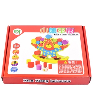 Jouet d'équilibre <span class=keywords><strong>en</strong></span> <span class=keywords><strong>bois</strong></span> <span class=keywords><strong>en</strong></span> forme d'ours, personnalisable, pour enfants, unisexe, <span class=keywords><strong>tour</strong></span> à empiler, jeu d'apprentissage des mathématiques pour les enfants <span class=keywords><strong>de</strong></span> 2 à 4 ans - Product Image 4