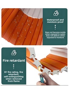 Grille rotative <span class=keywords><strong>demi</strong></span>-<span class=keywords><strong>cercle</strong></span> en fibre de bambou pour revêtement mural, décoration de colonne, panneau ondulé incurvé - Product Image 2