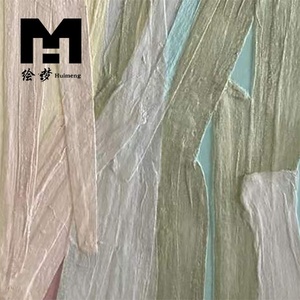 Décoration murale moderne minimaliste abstraite, <span class=keywords><strong>tissu</strong></span> texturé 3D, tricoté, peint à la main, <span class=keywords><strong>peinture</strong></span> murale décorative pour salon - Product Image 6