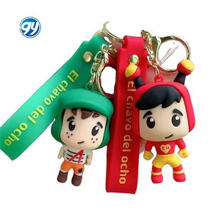 Divertido Llavero de <span class=keywords><strong>El</strong></span> <span class=keywords><strong>Chavo</strong></span> <span class=keywords><strong>Del</strong></span> Ocho, Muñeco de Silicona Verde, Llavero Creativo para Coche, Joyería de Dibujos Animados, Regalos al por Mayor - Product Image 1