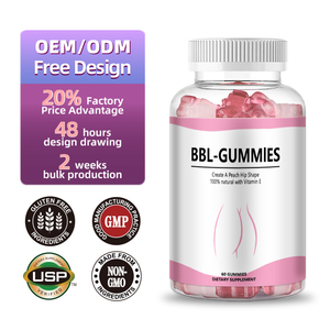 Caramelle Gommose OEM Efficaci per l'Ingrandimento di Glutei e Fianchi BBL, Potenziamento Muscolare di Grado Alimentare, Approvate da Clienti Soddisfatti - Product Image 2