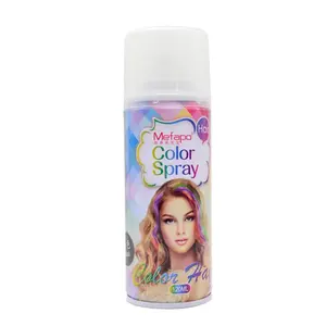 Hair dye manufacturer custom logo instant hair color spray colorful party strong hold oem washable hair color spray