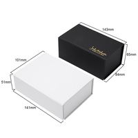 Boîte pliante magnétique de luxe avec logo personnalisé pour cosmétiques vêtements sweats à capuche boîtes d'emballage cadeau en papier carton avec ruban