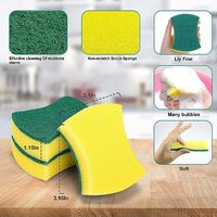Éponges à récurer pour la cuisine, réutilisables, bon marché, vente en gros